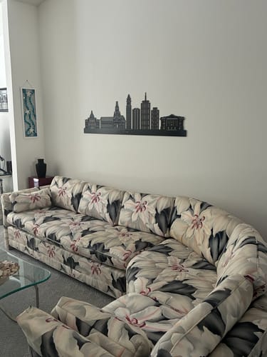 Customer photo review of Boston Skyline Wall Art