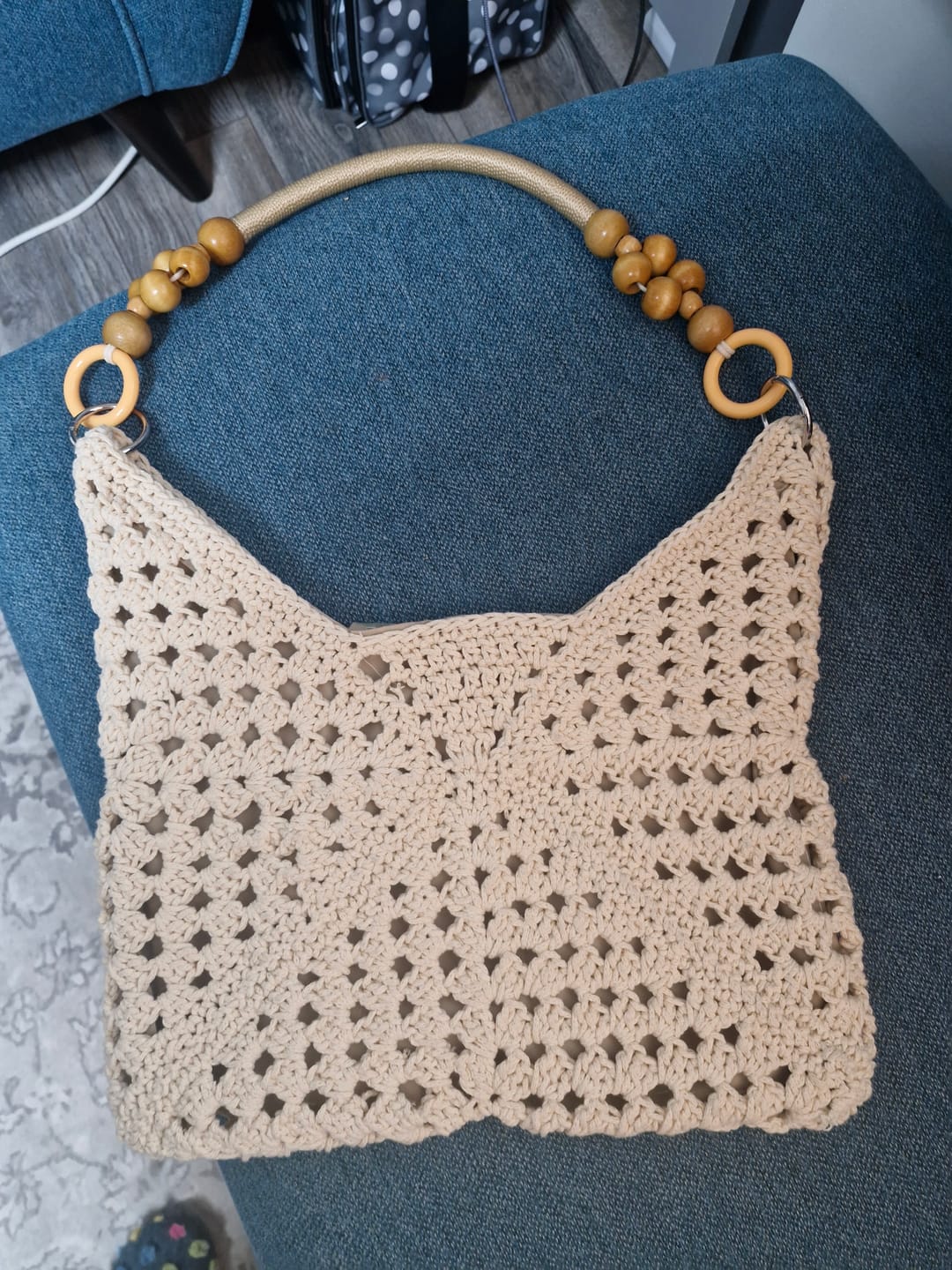 Customer photo review of CrochetPark™ Sunny Holiday shoulder bag crochet kit