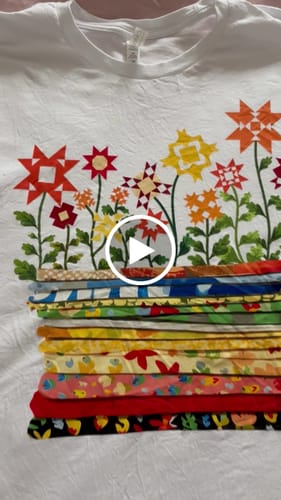 Customer video review of Where Quilts Bloom T-Shirt