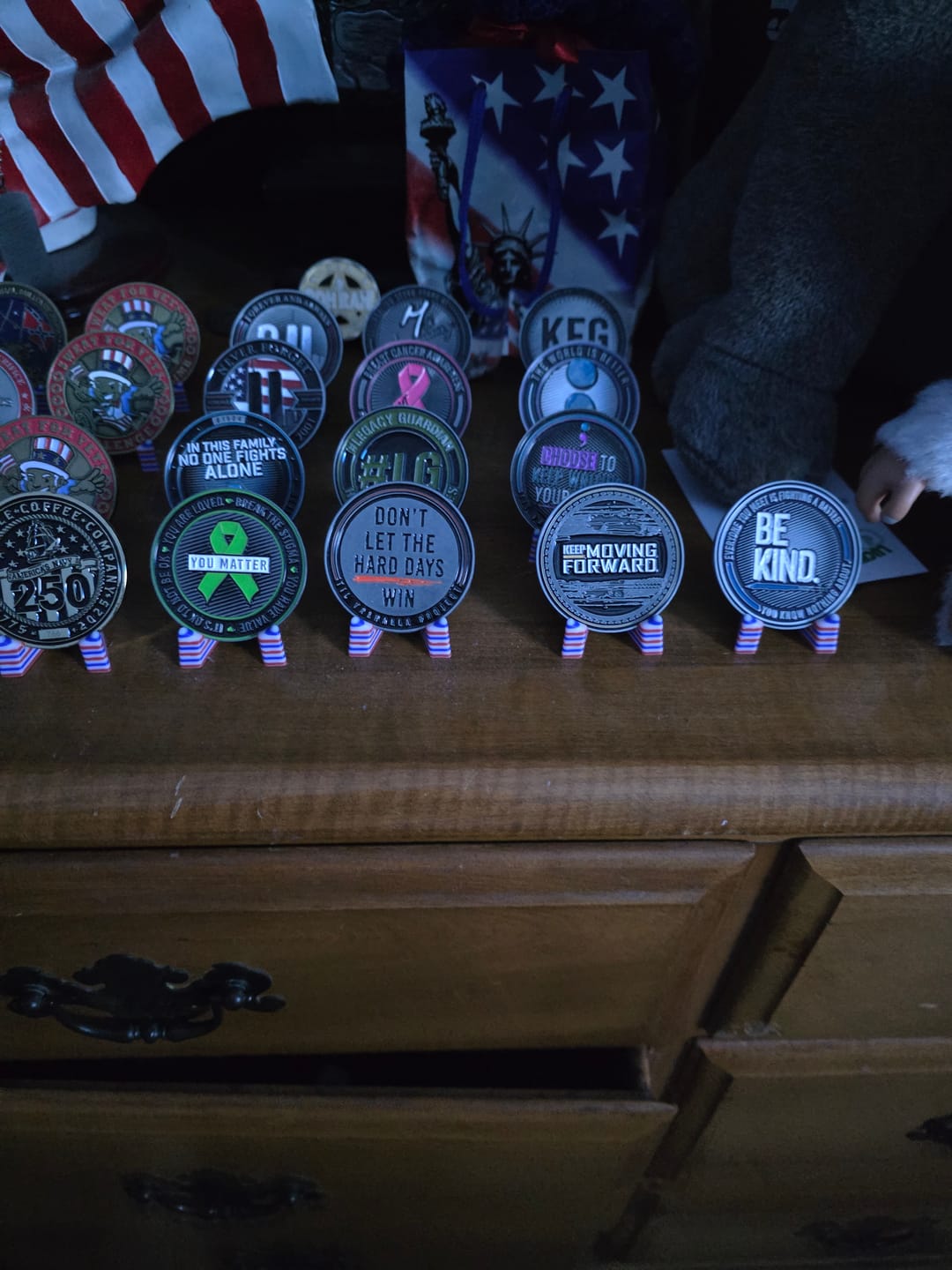 Customer photo review of Be Kind - Challenge Coin
