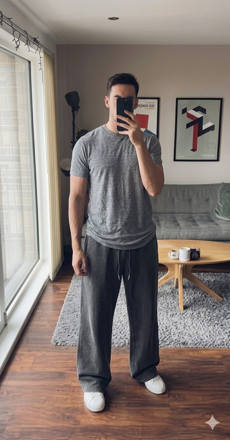 Customer photo review of Heavyweight Washed Hoodie/Jogger Set