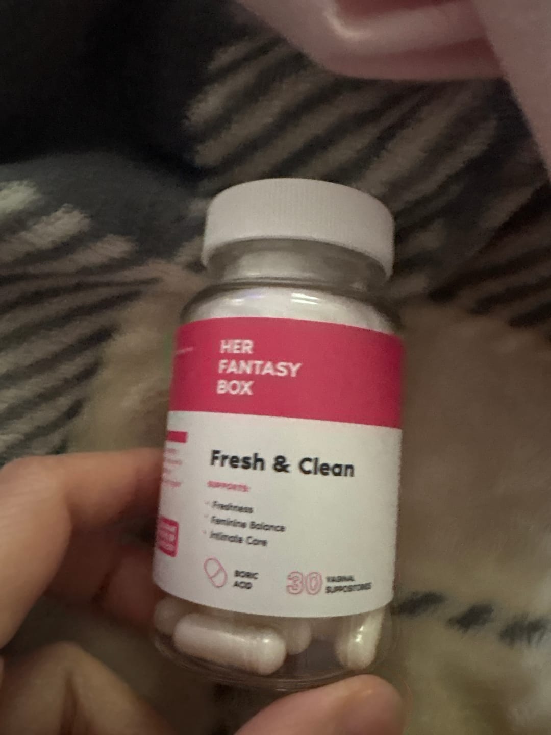 Customer photo review of Boric Balance - Sensitive Boric Acid Foam pH Wash - Natural Ingredients