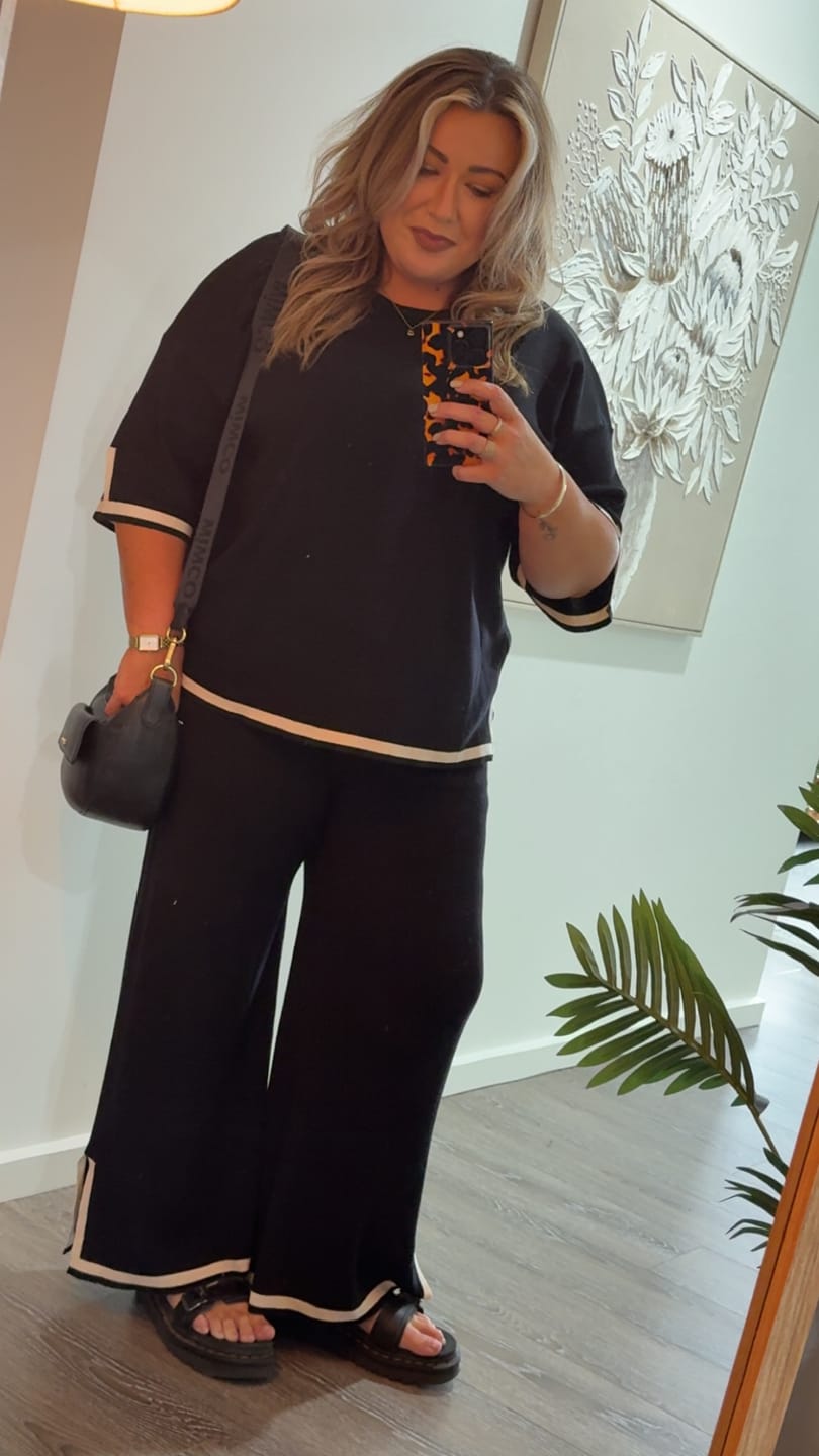 Customer photo review of Harlina Knit Set in Black