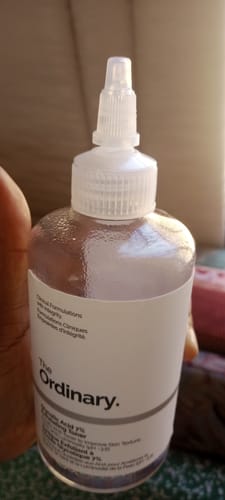Customer photo review of تونر حمض الجليكوليك 7% لتقشير وتفتيح البشرة من ذا اورديناري - 240مل