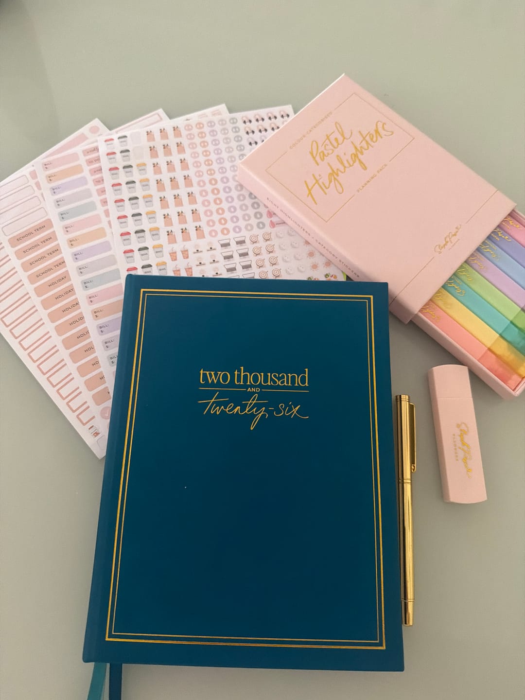 Customer photo review of 2026 Essential Planner - Teal