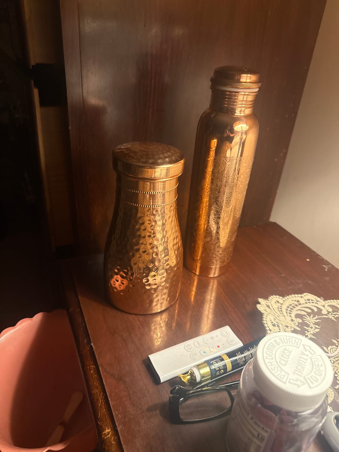 Customer photo review of Himalayan Ayurvedic Bedside Carafe
