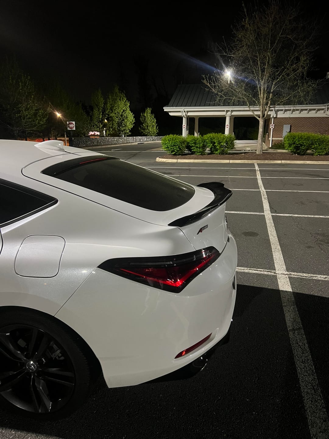 Customer photo review of 2023-Up Acura Integra Extended Rear Spoiler