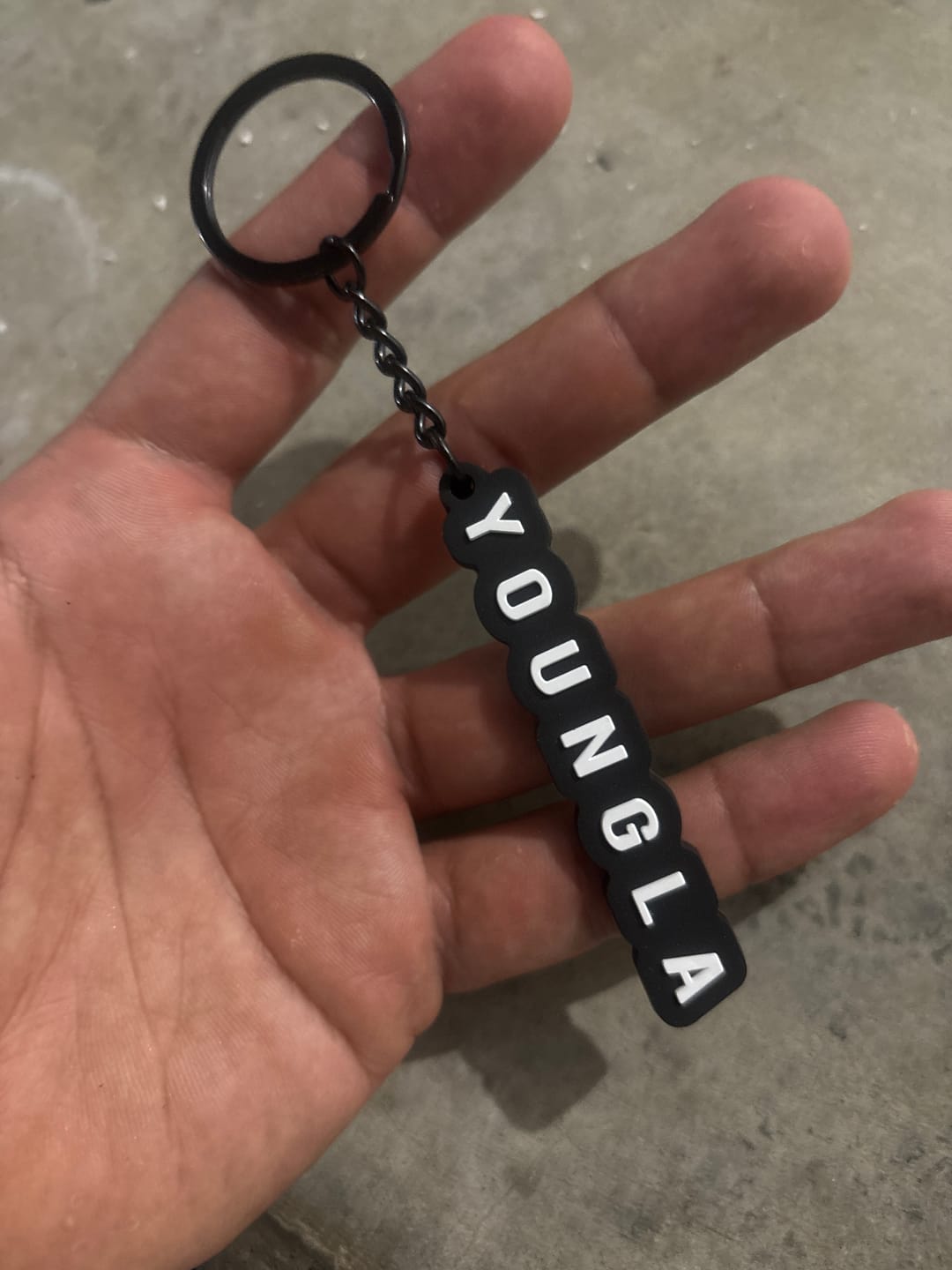 Customer photo review of 931 YoungLA Keychains