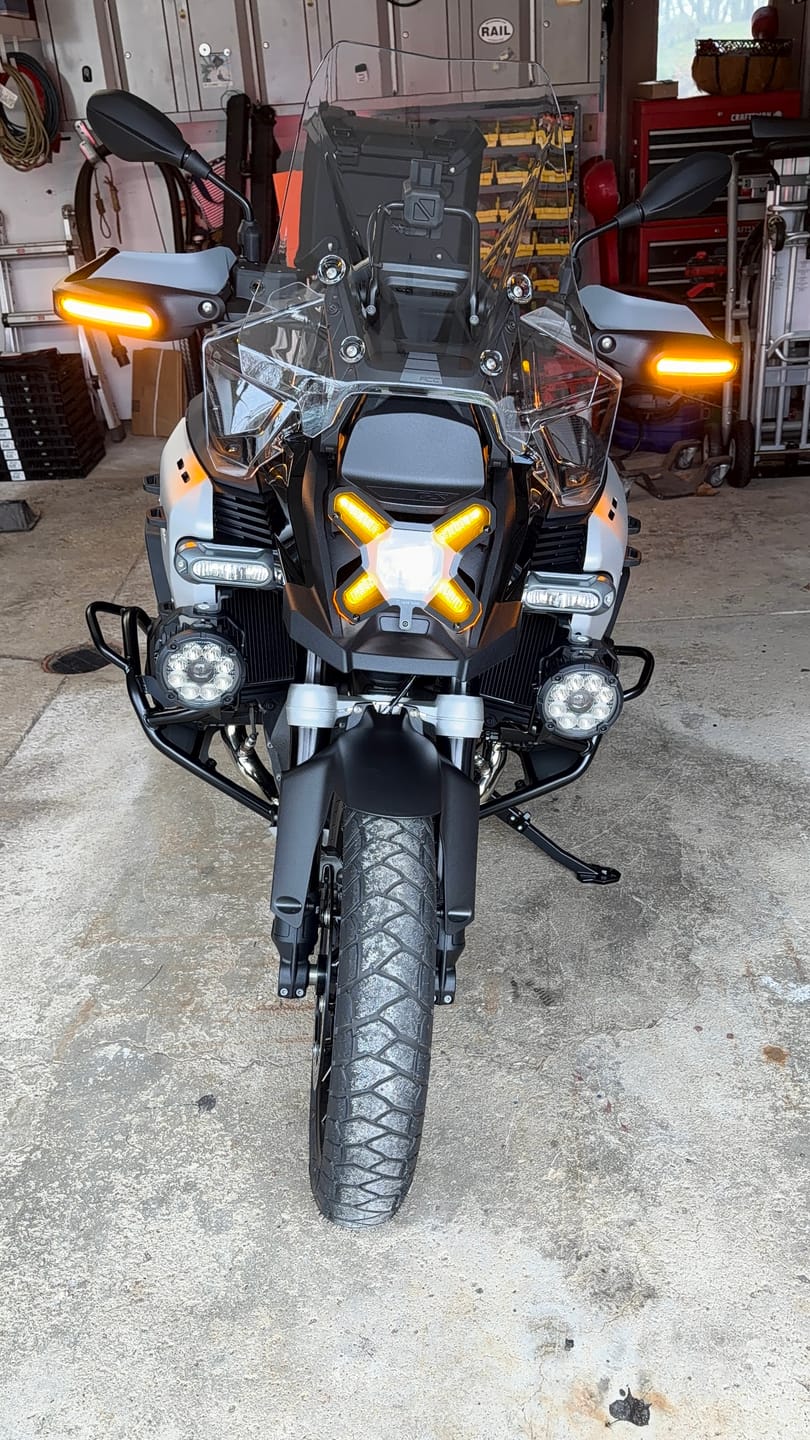 Customer photo review of Headlight Guard Kit for BMW R1300GS / R1300GS Adventure
