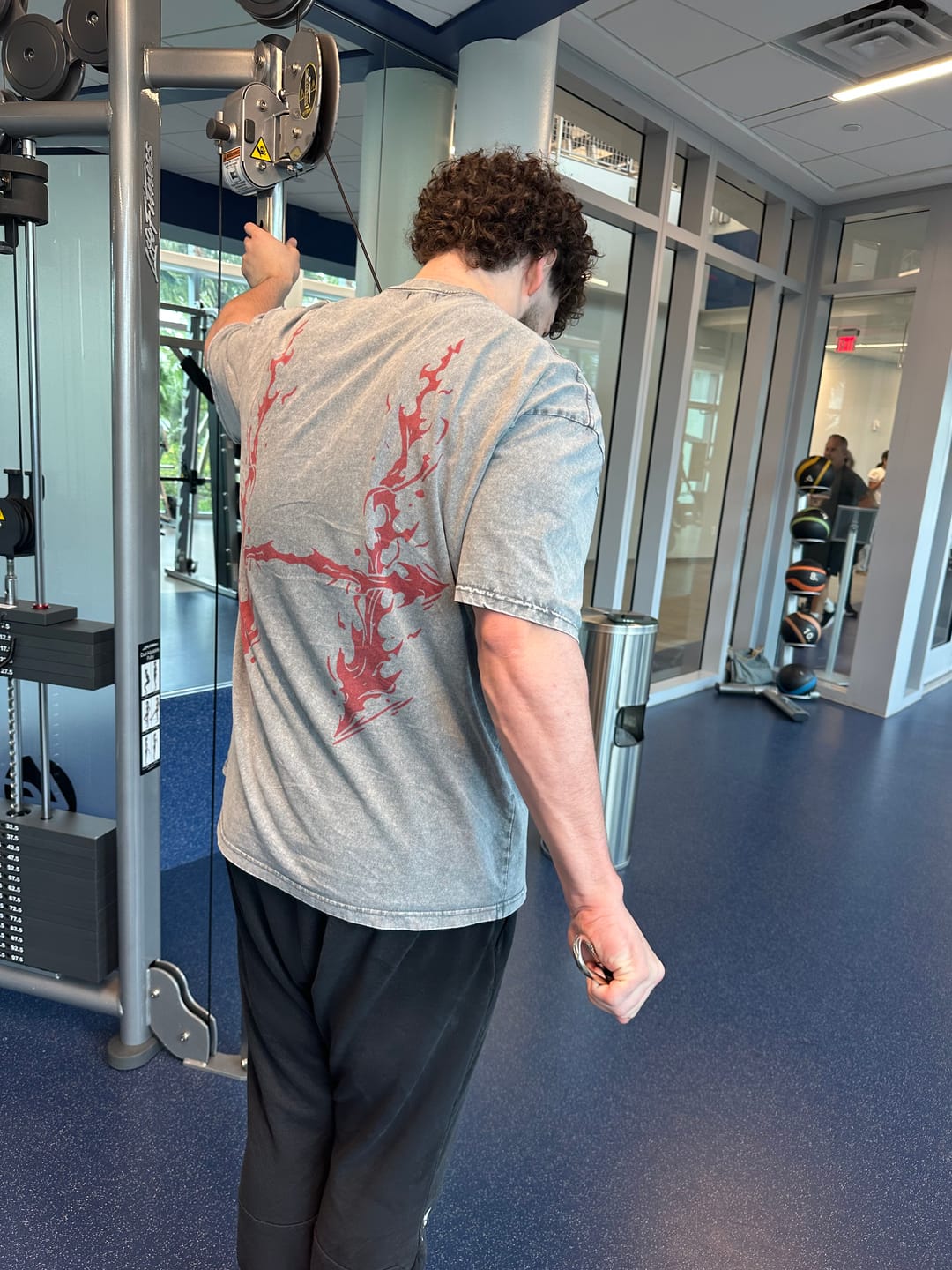 Customer photo review of 2-SIDED BLOODBOUND VINTAGE OVERSIZE TEE