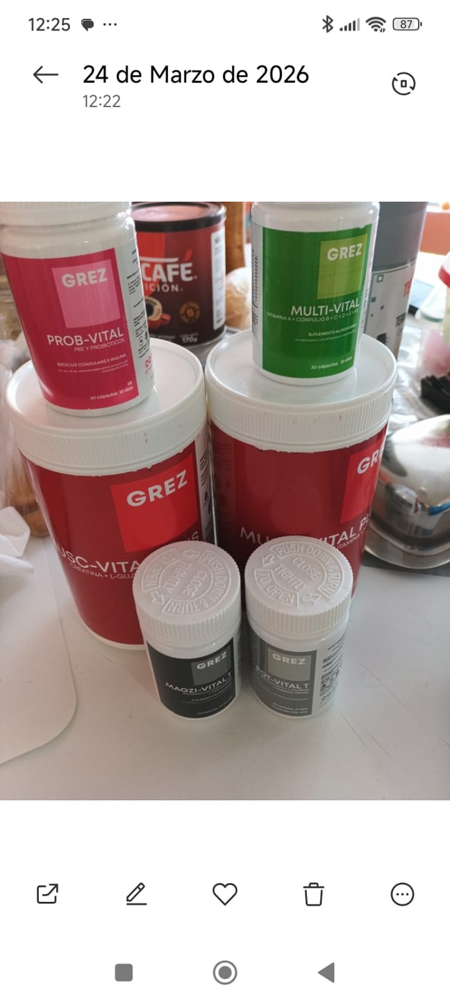 Customer photo review of PROB-VITAL - Simbiótico (Probióticos & prebióticos)
