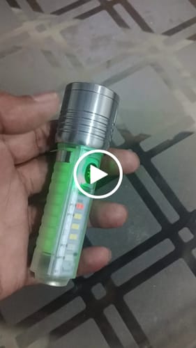 Customer video review of Lot Imported Coba USB Rechargeable Flashlight