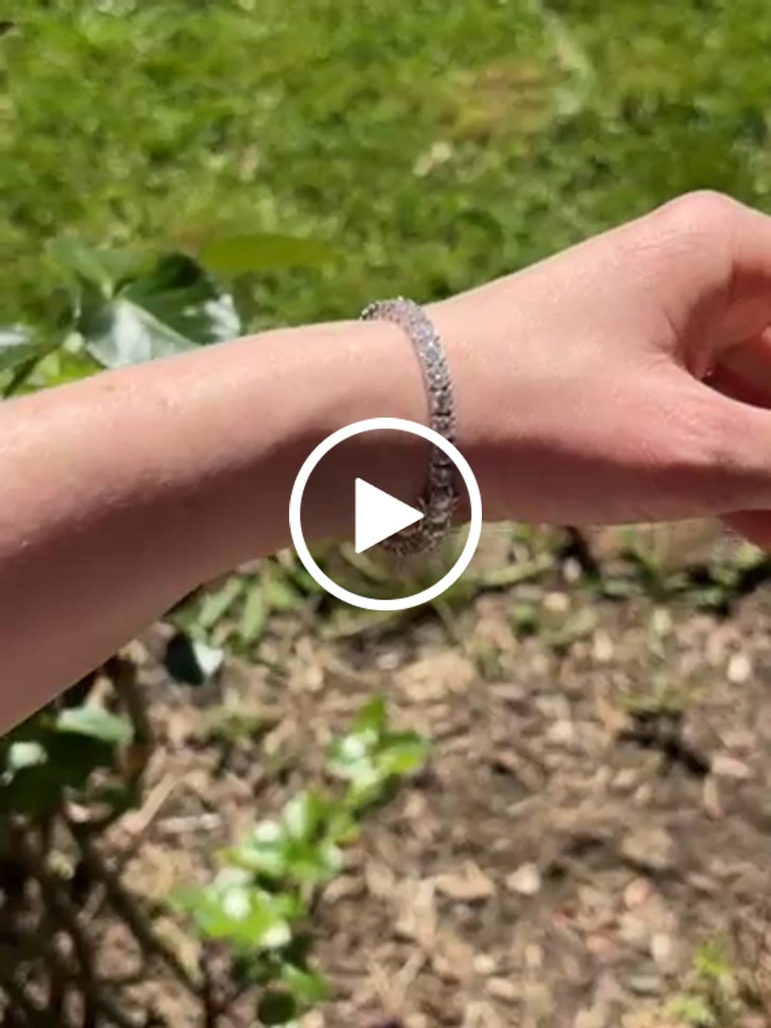 Customer video review of Classic Moissanite Tennis Bracelet