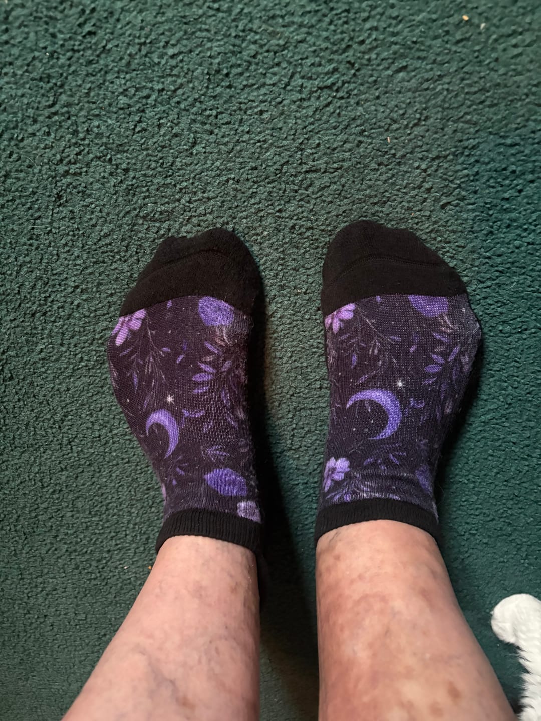 Customer photo review of Purple Moon Ankle Socks