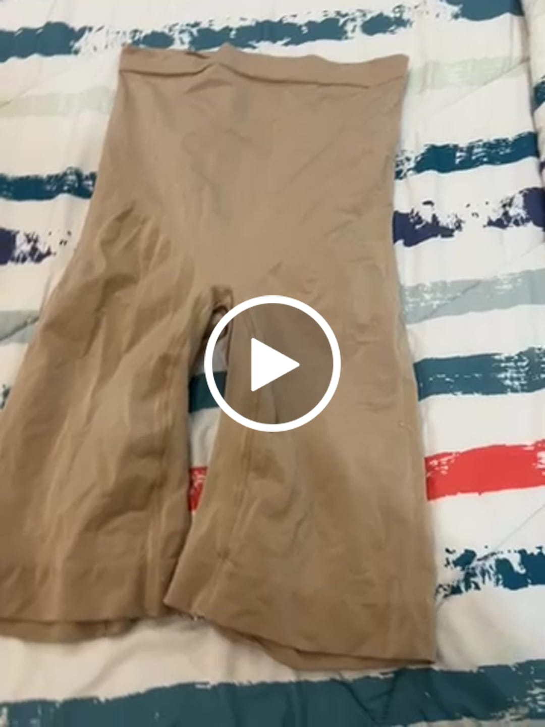 Customer video review of Slim Compression Waist Sculpting Invisible Bermuda