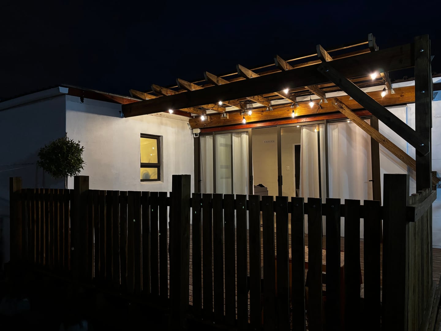 Customer photo review of Plug-In Festoon Bulb String Lights