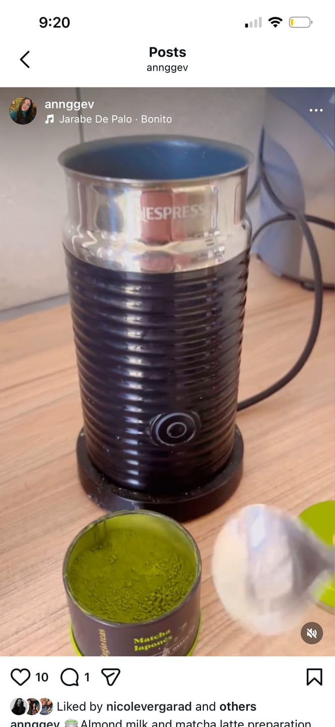 Customer photo review of Matcha Puro