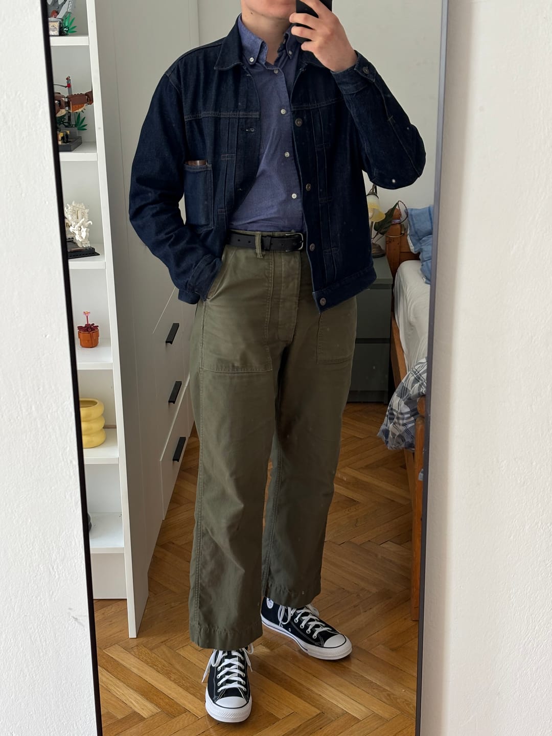 Customer photo review of Vietnam War OG-107 Utility Fatigue Pants