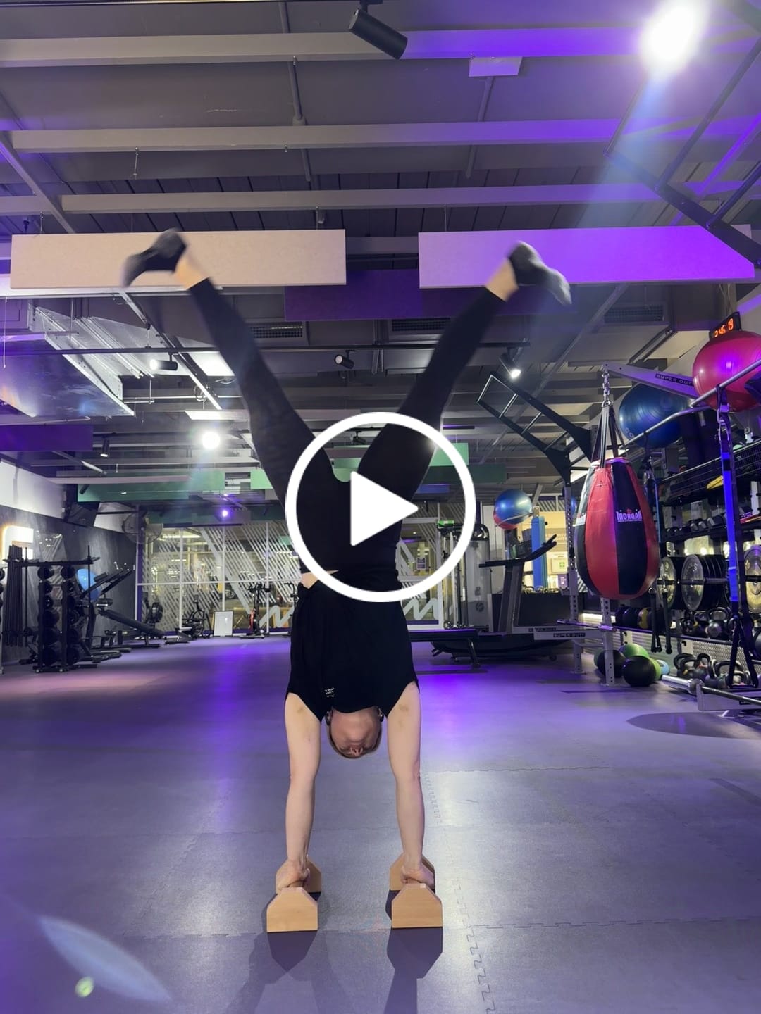Customer video review of Wooden Handstand Parallettes