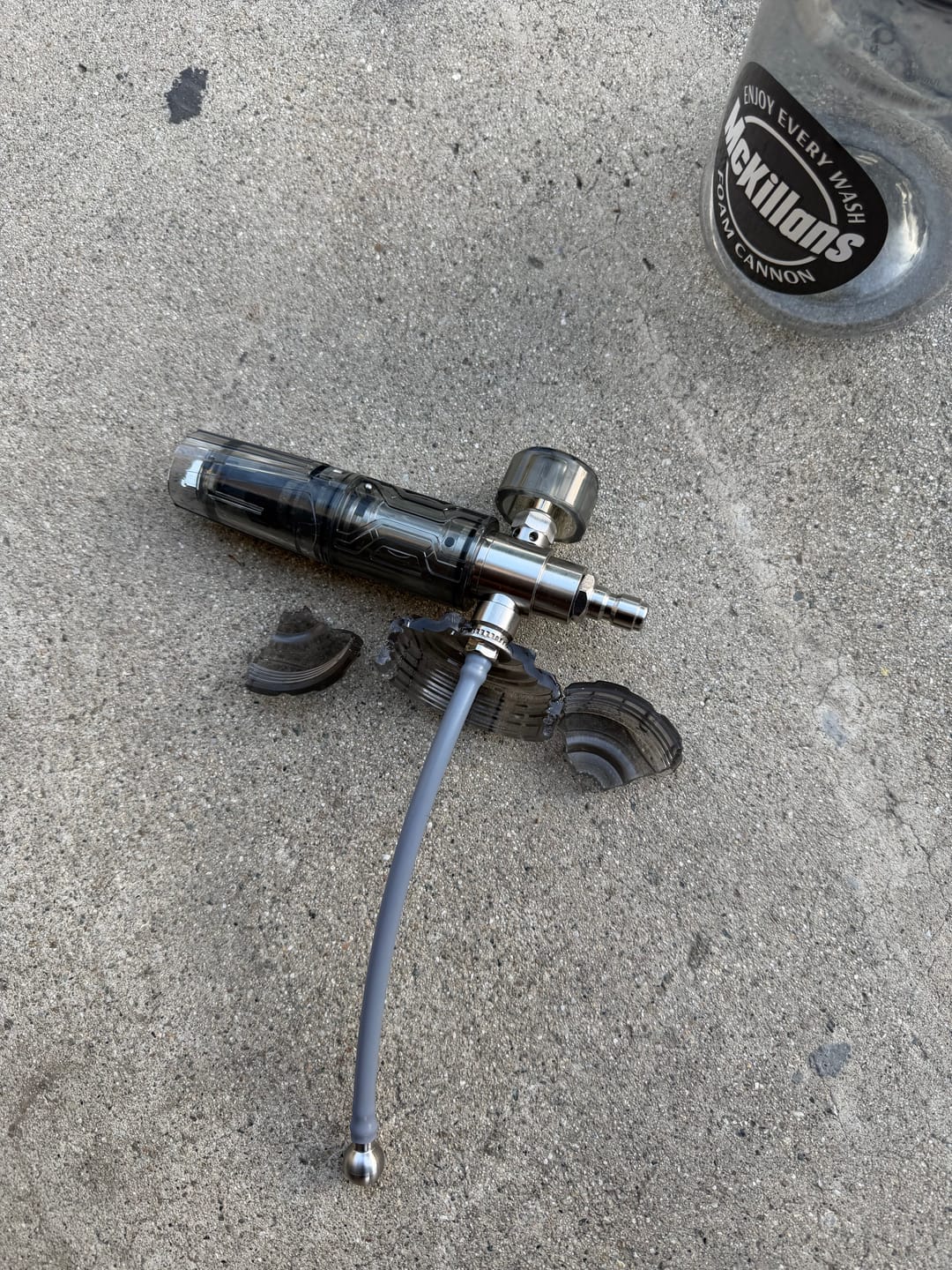 Customer photo review of Foam Cannon [Black Edition]