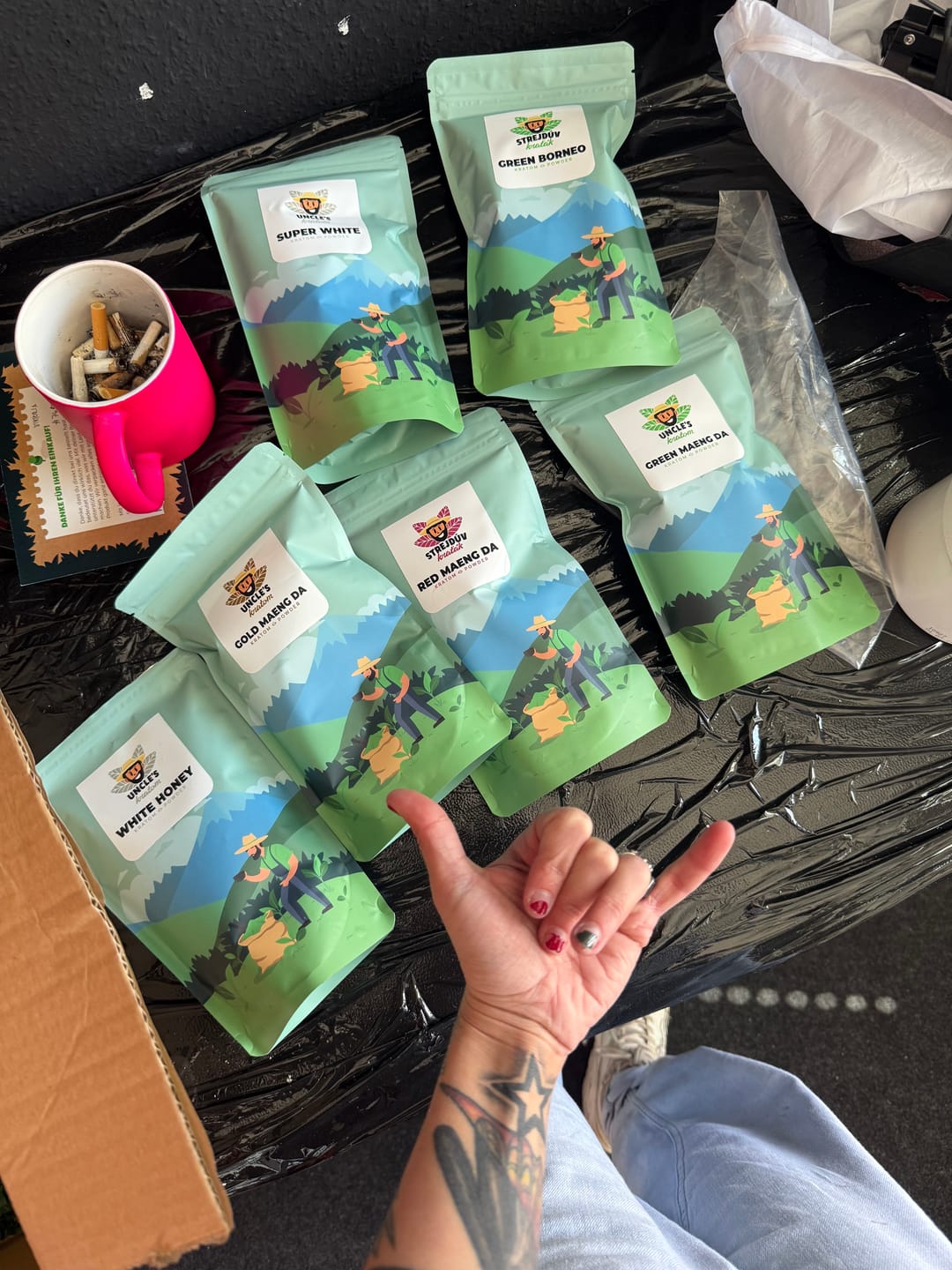 Customer photo review of Kratom - Green Maeng Da