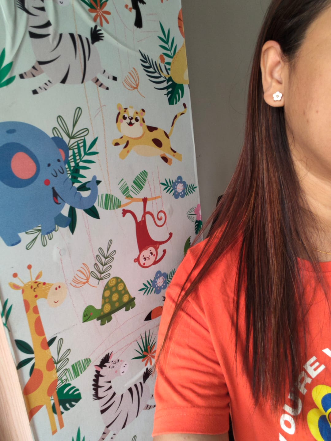 Customer photo review of Crystal Nova Studs