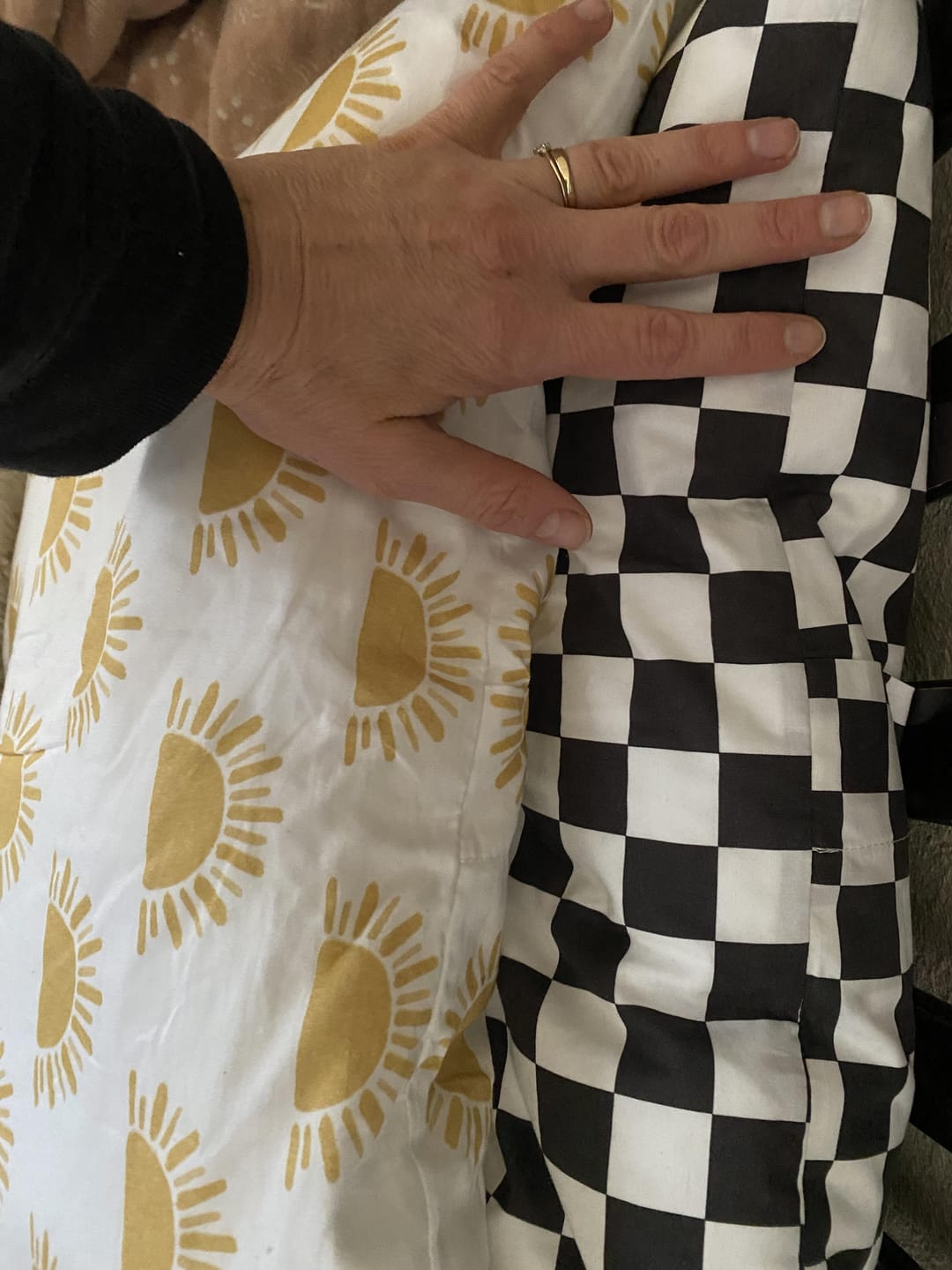 Customer photo review of Pillow Bundle | Checkers Black
