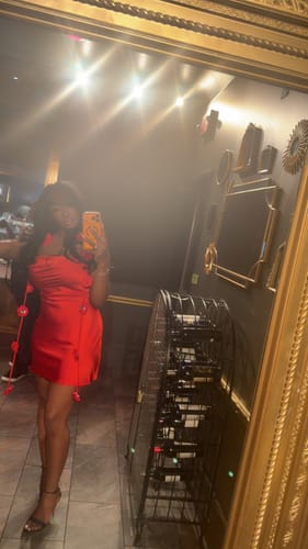 Customer photo review of Rose Temptation Satin Mini