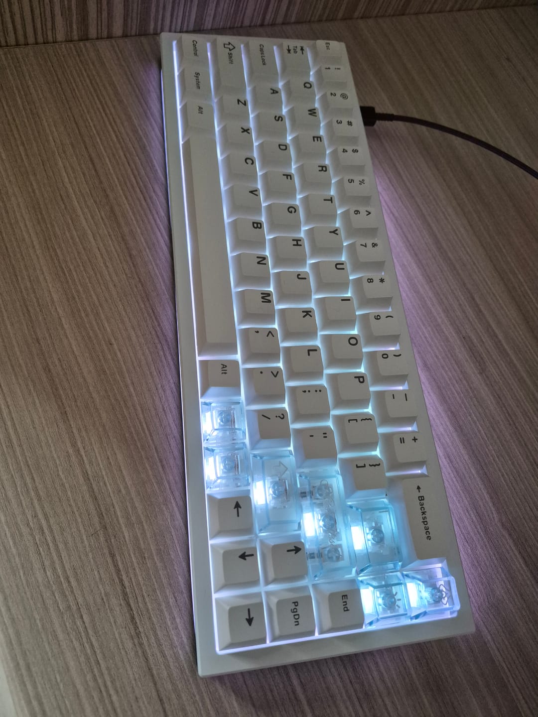 Customer photo review of YUNZII AL65 Alüminyum Mekanik Klavye