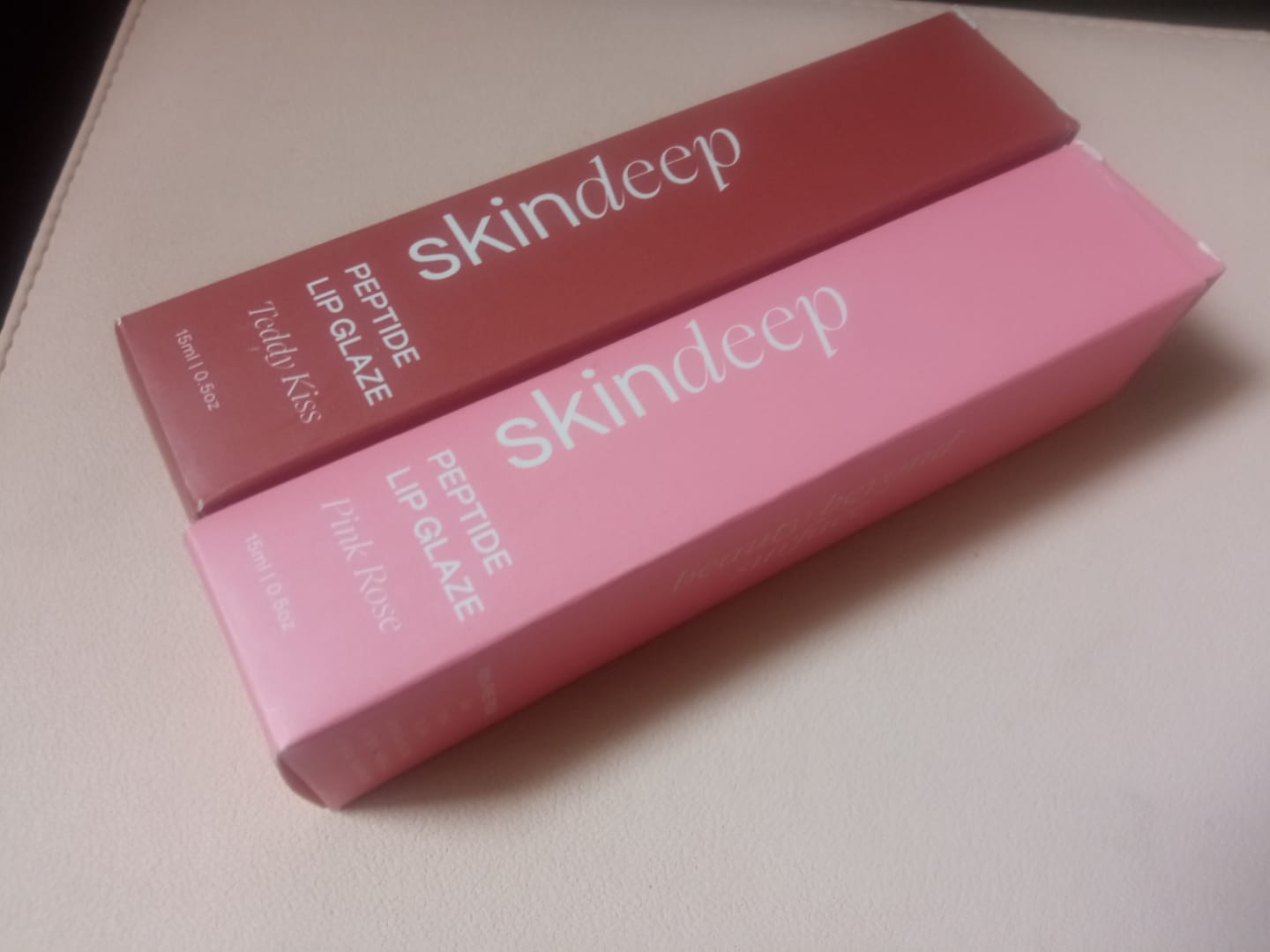 Customer photo review of » Peptide Lip Glaze (100% off)