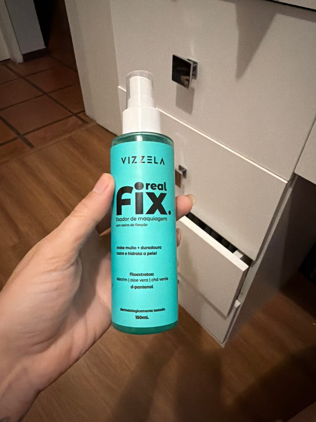 Customer photo review of Fixador de Maquiagem Real Fix - Vizzela