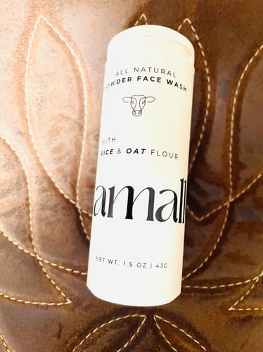Customer photo review of Oat & Rice Powder Cleanser