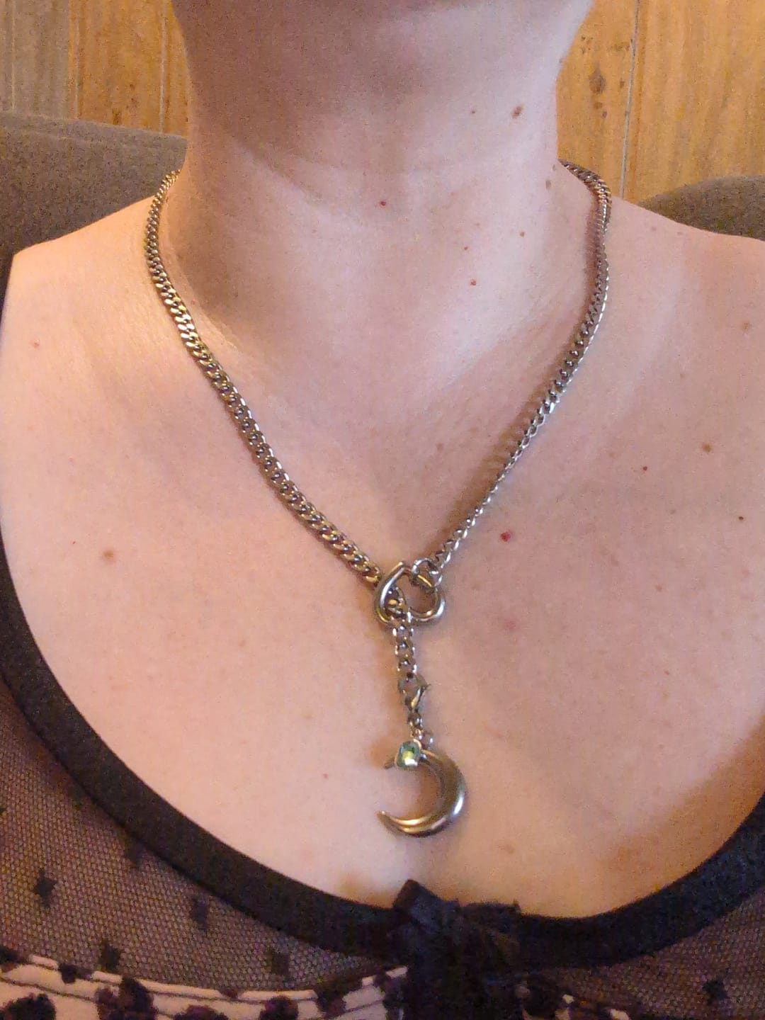 Customer photo review of MOONLIT DREAMAdjustable · Swap Pendant