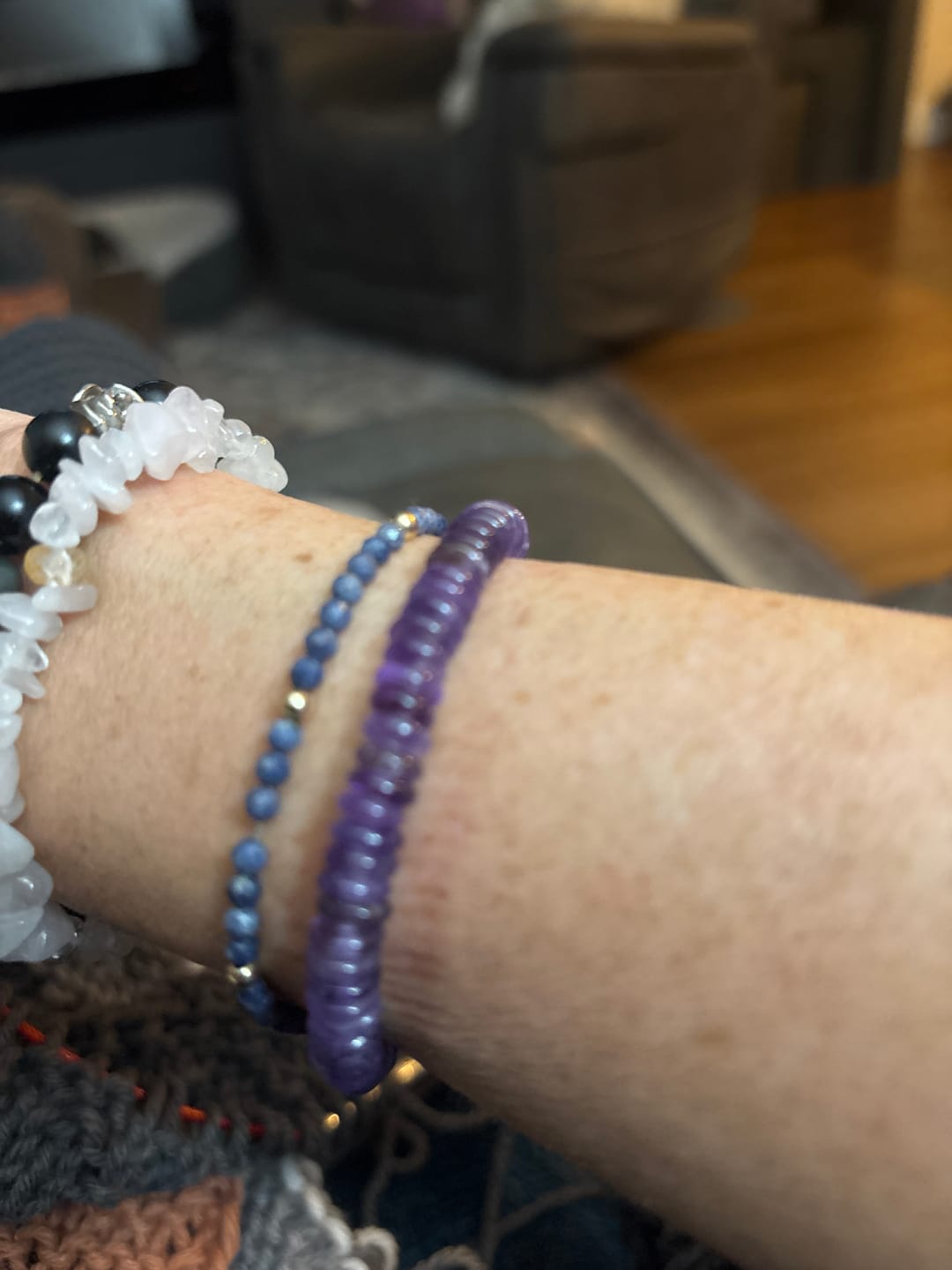 Customer photo review of Intuition Intention Bracelet | Sapphire