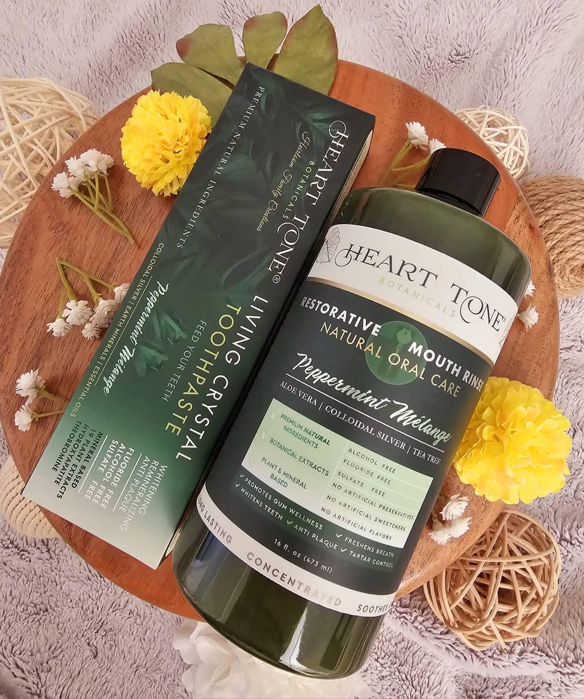 Customer photo review of Restorative Mouth Rinse