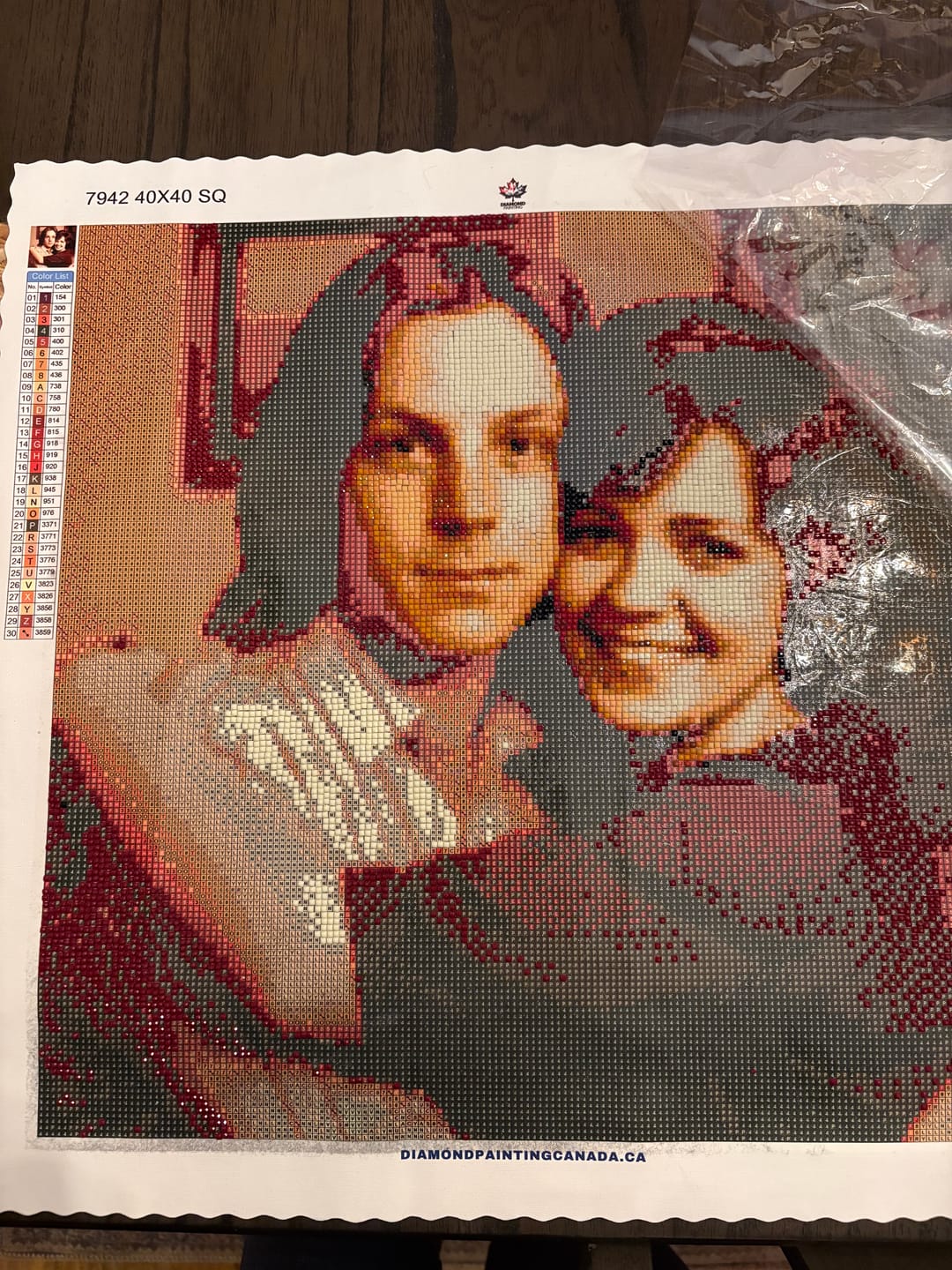 Customer photo review of Custom Diamond Painting