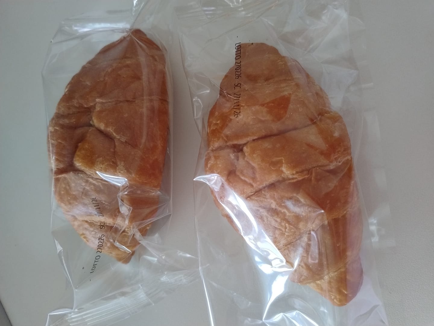 Customer photo review of 15 Cornetti proteici ripieni di crema pasticcera