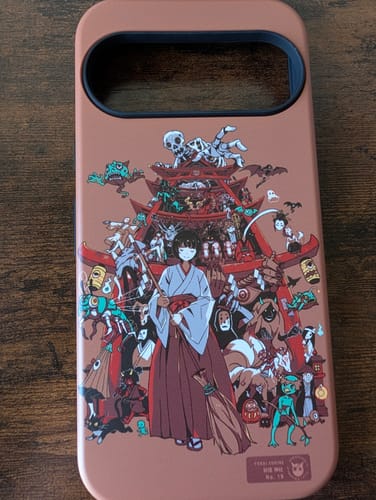 Customer photo review of Yokai Shrine Pixel Case