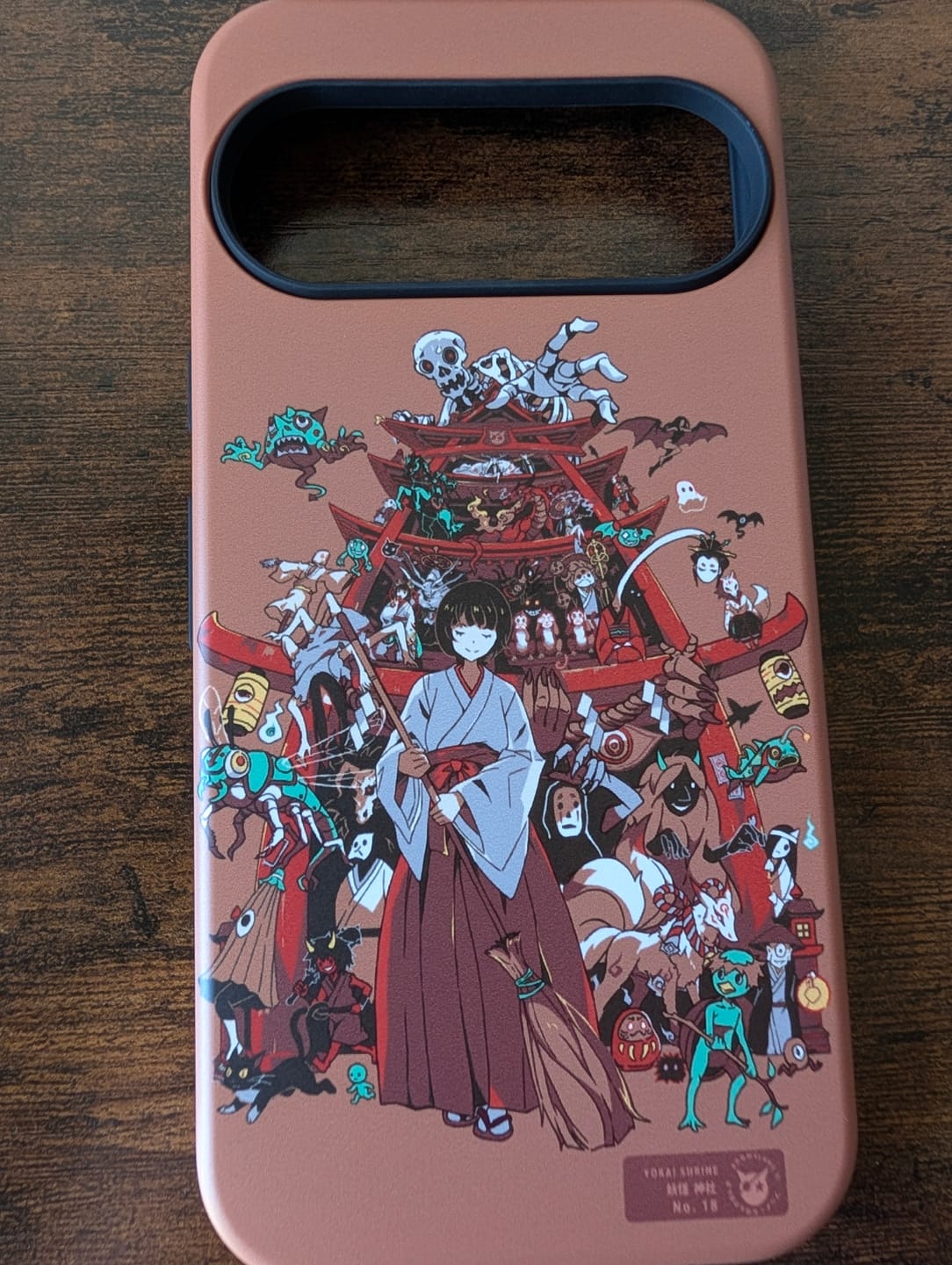 Customer photo review of Yokai Shrine Pixel Case