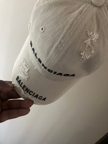 Customer photo review of Baseball Cap in Light Grey