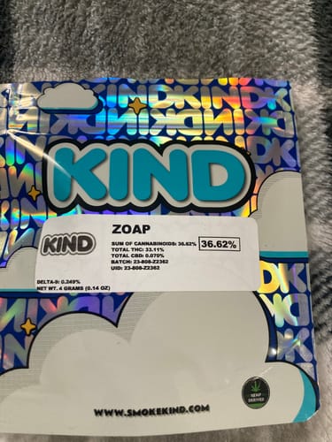 Zoap - 4 Grams - Indica photo review