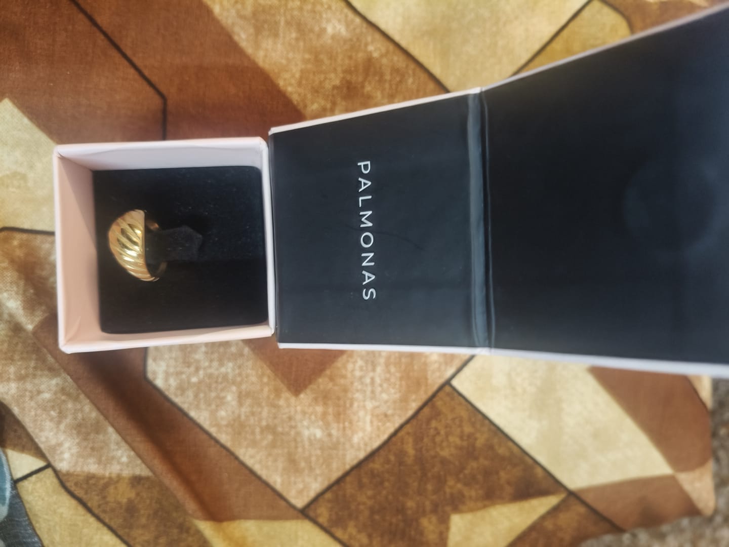 Customer photo review of Croissant Dome Ring