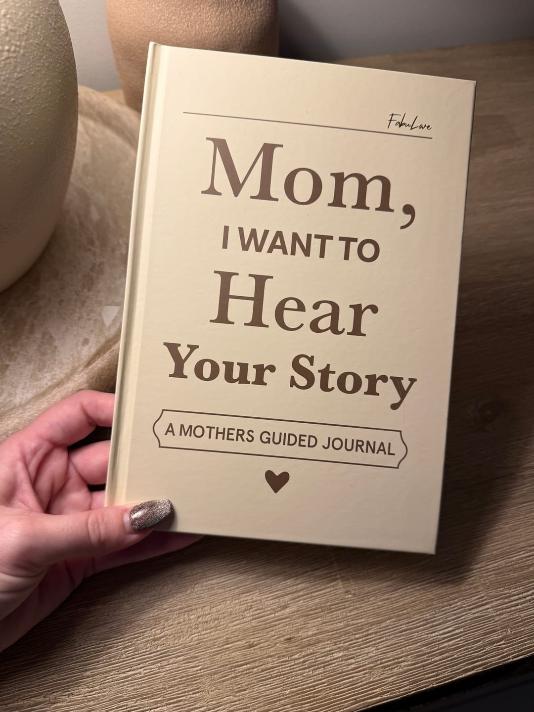 Customer photo review of Dear Mom Journal