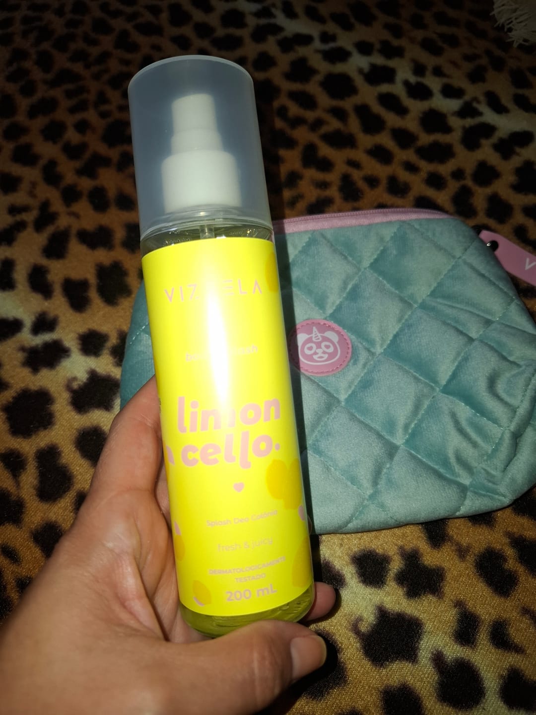 Customer photo review of Body Splash Deo Colônia Limoncello – Vizzela