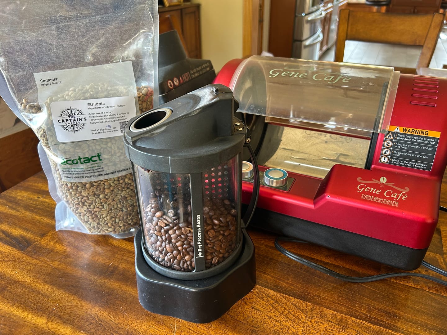 Customer photo review of Ethiopia Yirgacheffe Wush Wush 96 Hour Anaerobic Natural