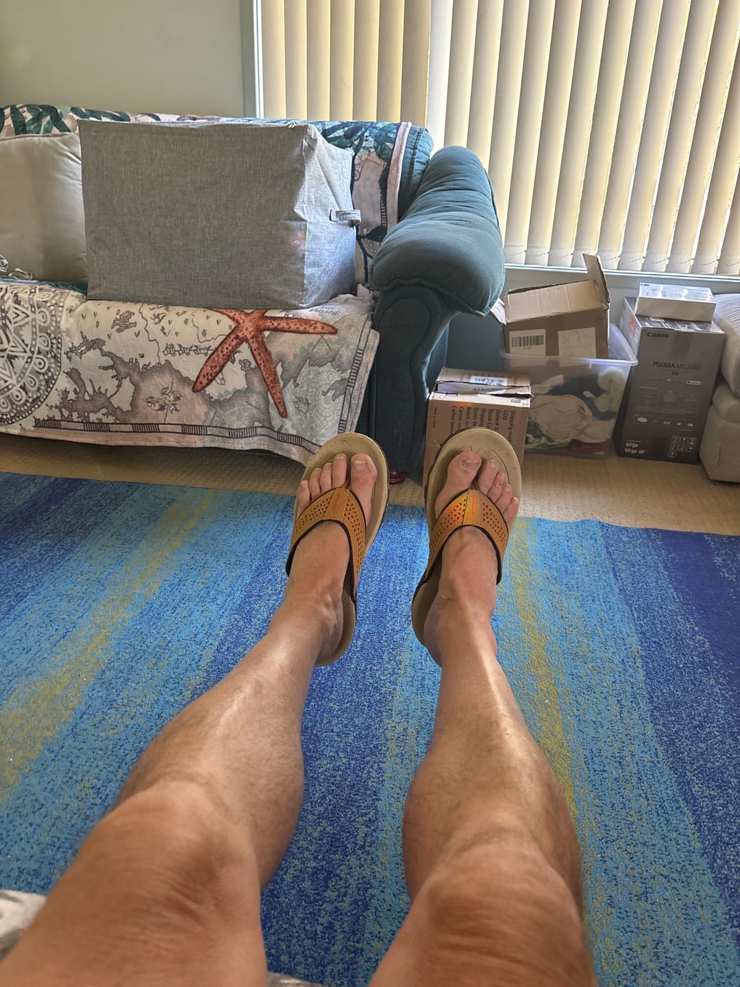 Customer photo review of Ramble Lite - Wide Toe Slippers