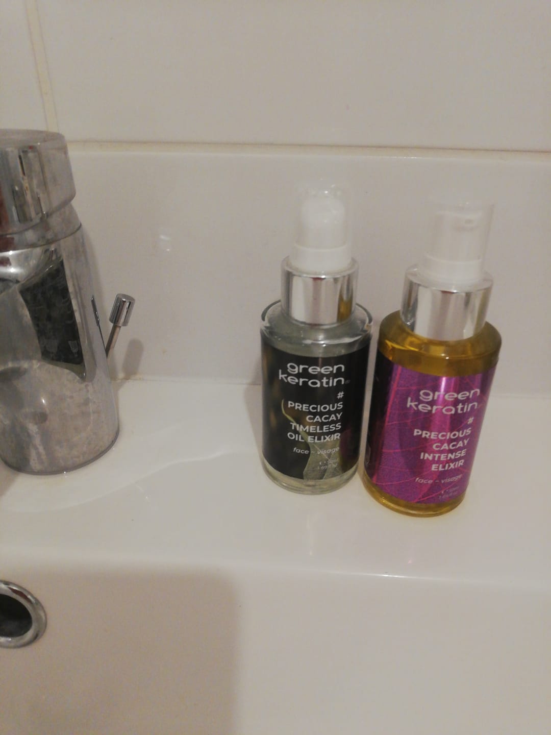 Customer photo review of Precious Cacay INTENSE Elixir - Huile pour le visage, 50ml