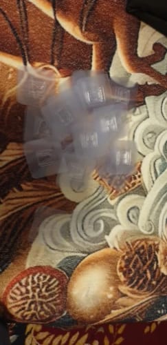Customer photo review of Transparent Double-sided Adhesive Wall Hooks