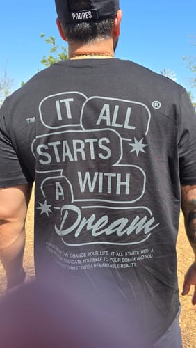 Customer photo review of MYSTERY TEE