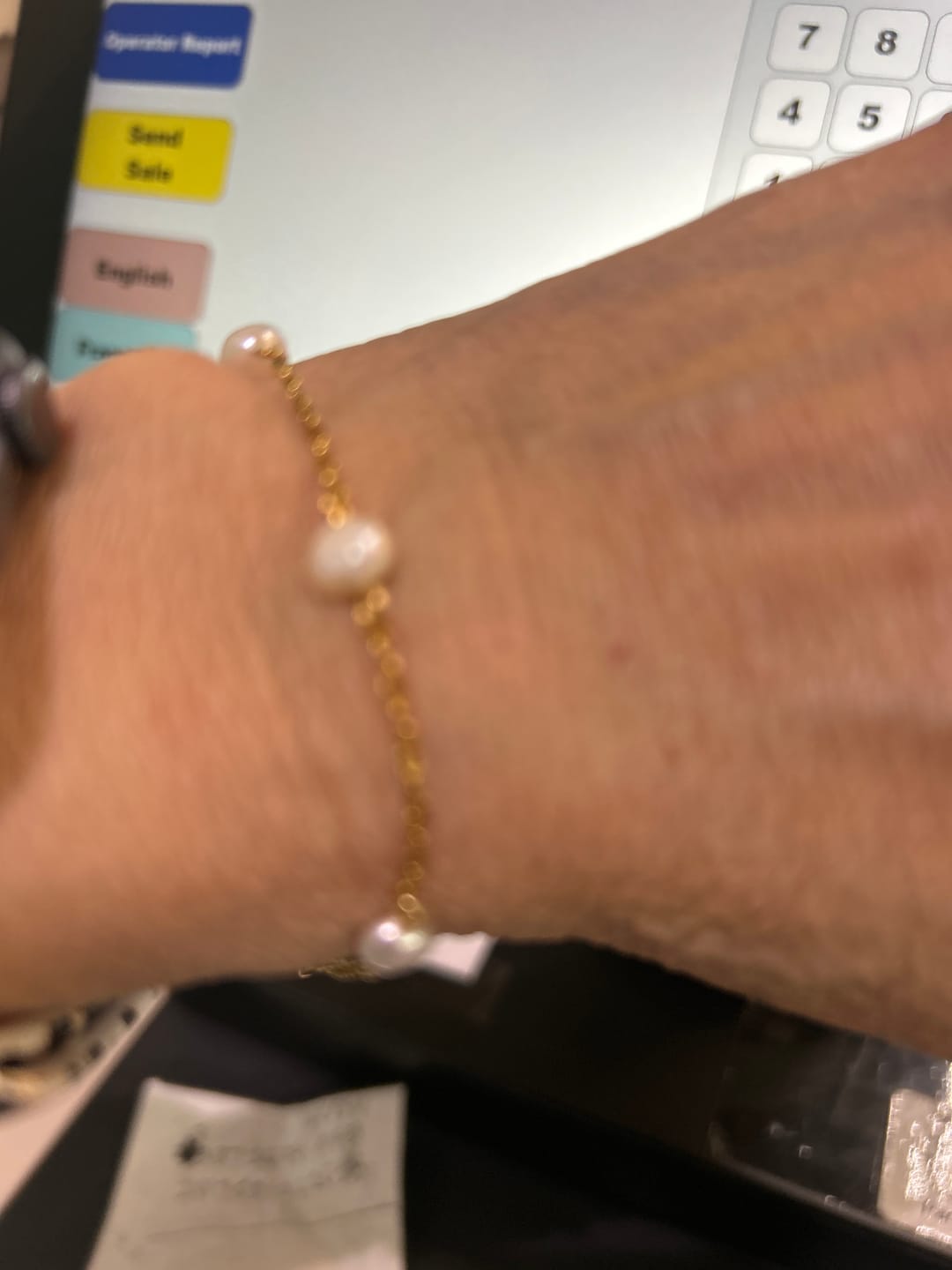 Customer photo review of Laney Pearl Bracelet (Bundle)